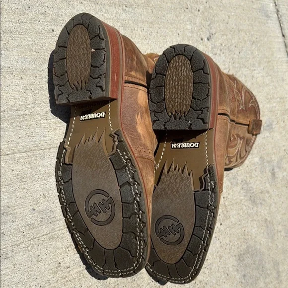 Double H Tan Western Boots - Picture 5 of 5